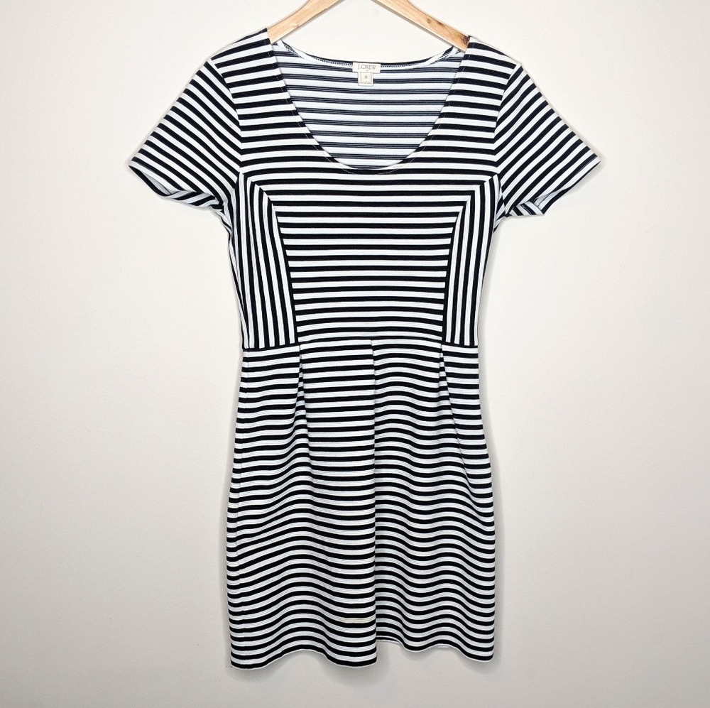 EUC JCREW striped dress 6
